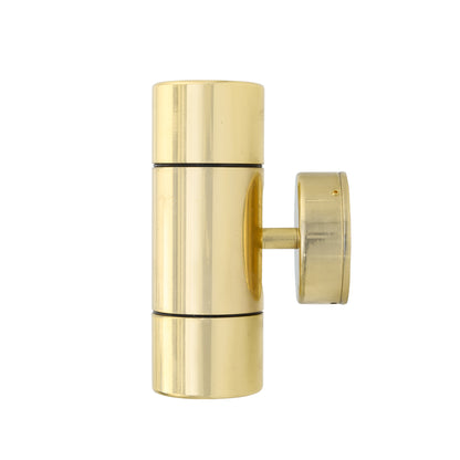 Lana Up / Down Brass Wall Light IP44 / IP65