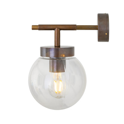 Marin Small Globe Wall Light IP65