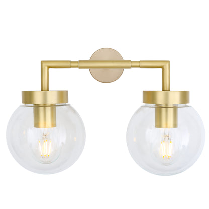 Jordan Double Globe Wall Light IP65