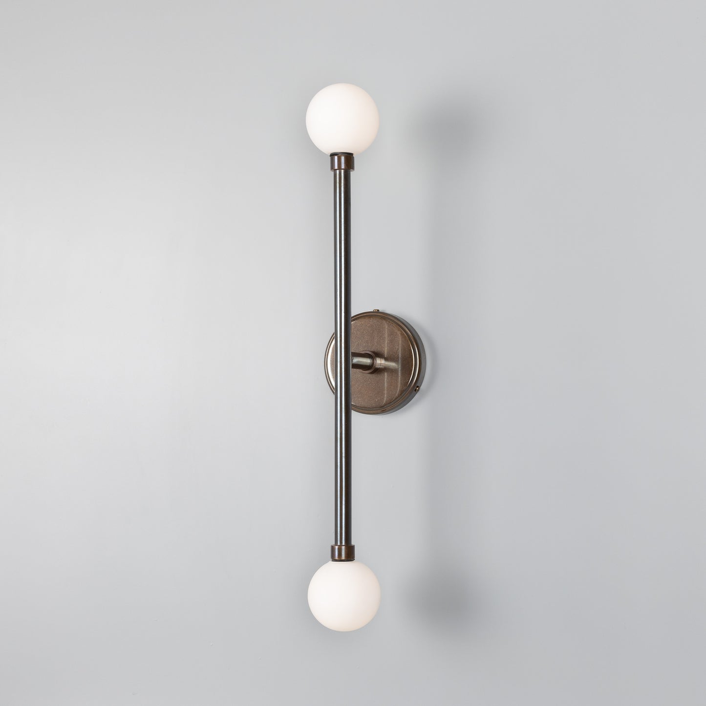 Monto Double Globe Slim Bathroom Wall Light 61cm IP44