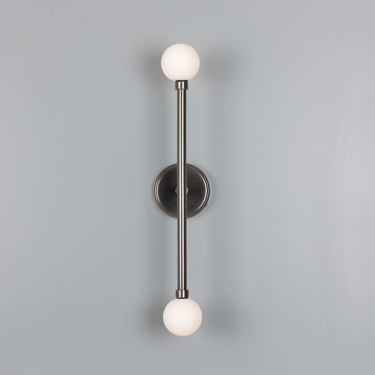 Monto Double Globe Slim Bathroom Wall Light 61cm IP44