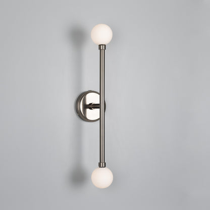 Monto Double Globe Slim Bathroom Wall Light 61cm IP44