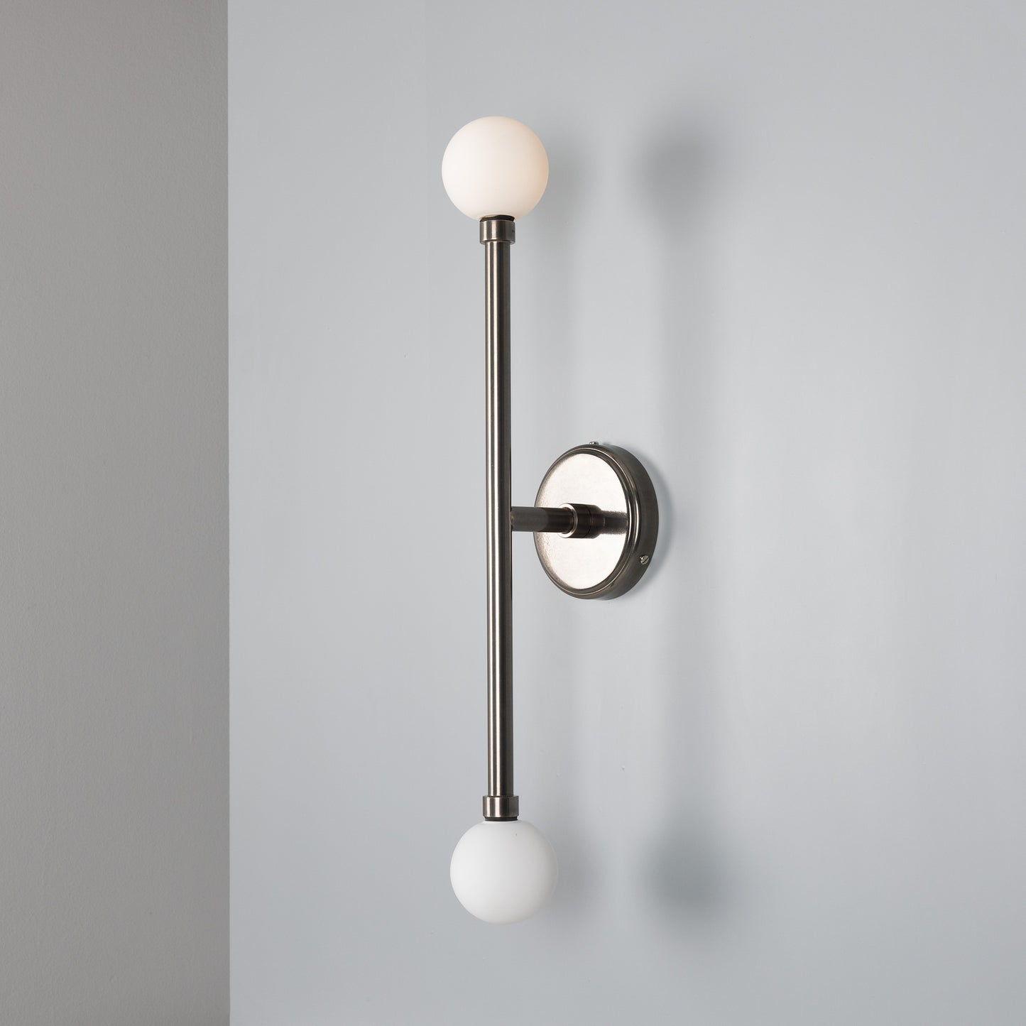 Monto Double Globe Slim Bathroom Wall Light 61cm IP44