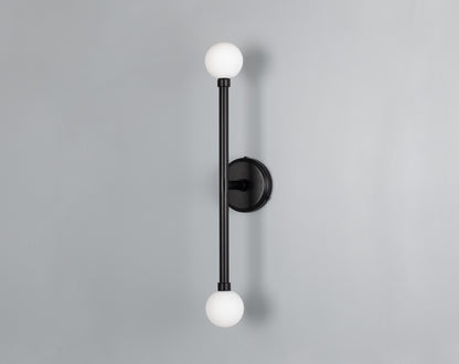 Monto Double Globe Slim Bathroom Wall Light 61cm IP44