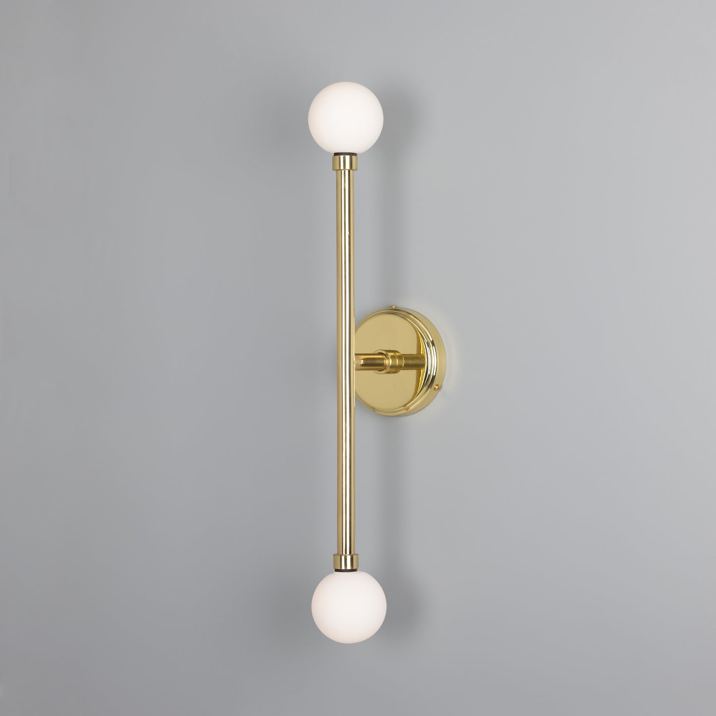 Monto Double Globe Slim Bathroom Wall Light 61cm IP44