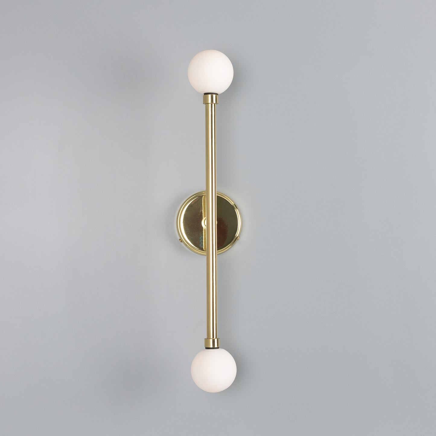 Monto Double Globe Slim Bathroom Wall Light 61cm IP44