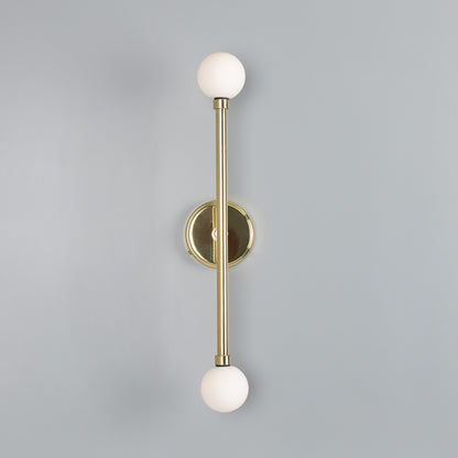 Monto Double Globe Slim Bathroom Wall Light 61cm IP44