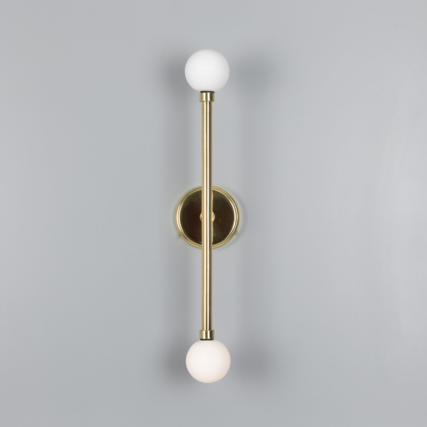 Monto Double Globe Slim Bathroom Wall Light 61cm IP44