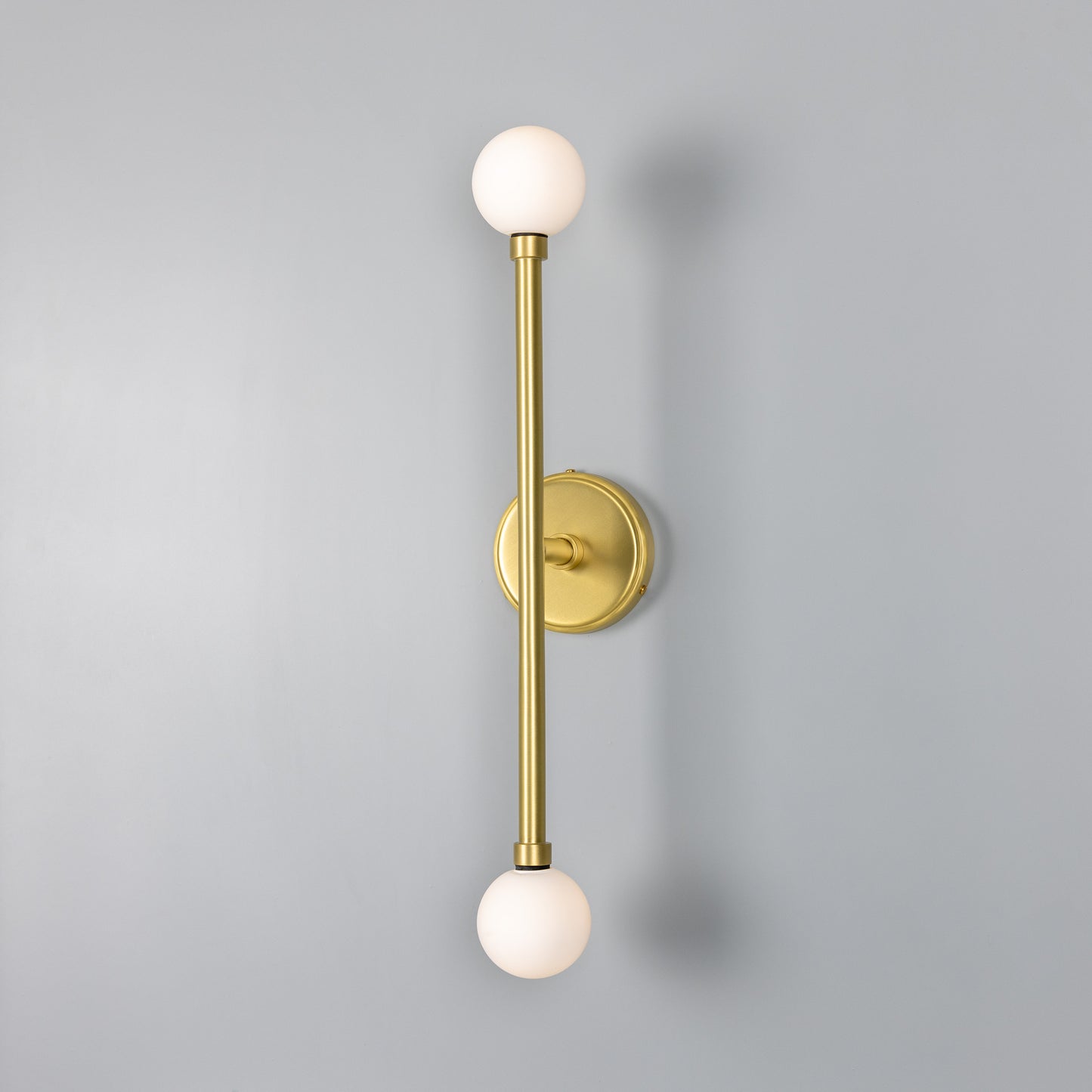 Monto Double Globe Slim Bathroom Wall Light 61cm IP44