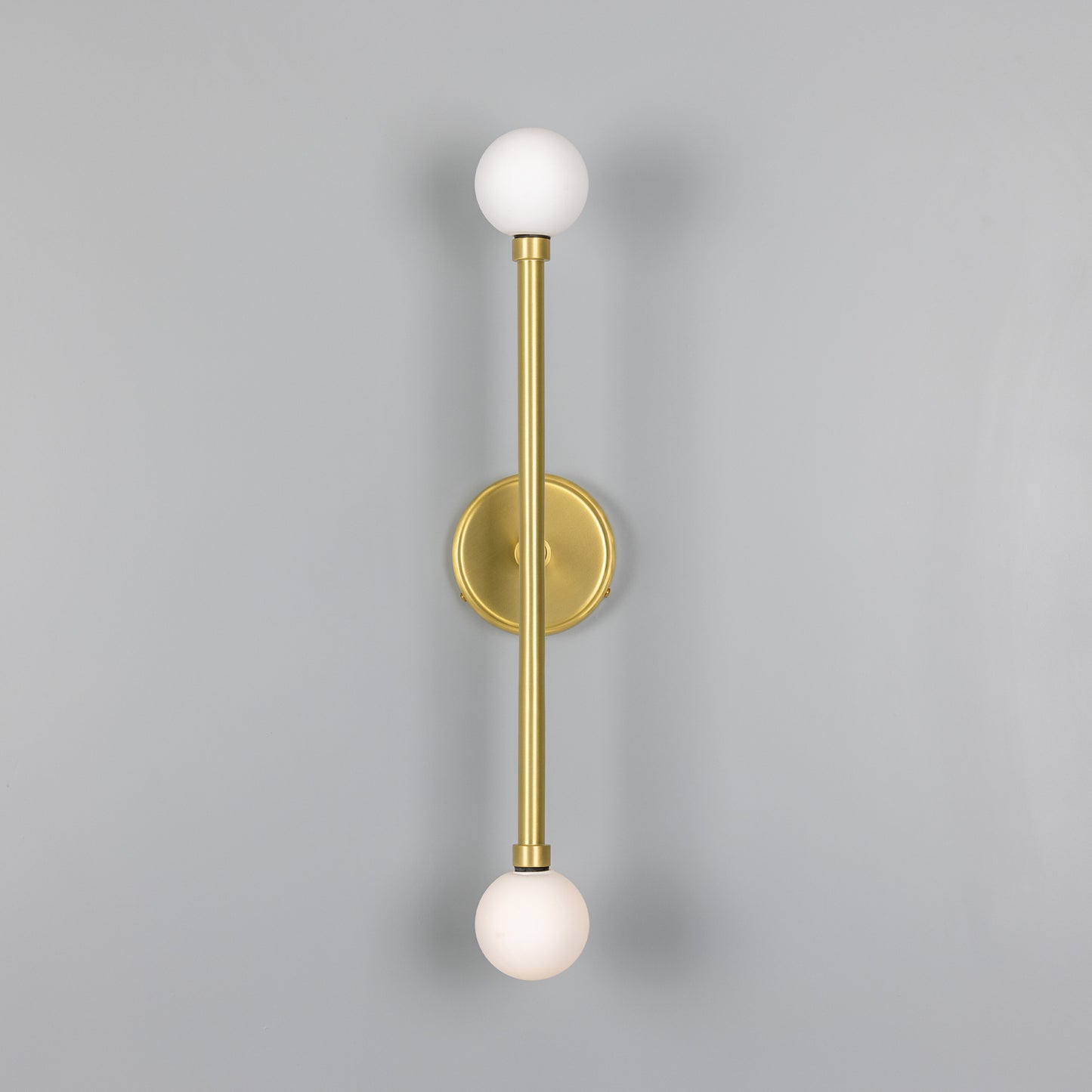 Monto Double Globe Slim Bathroom Wall Light 61cm IP44