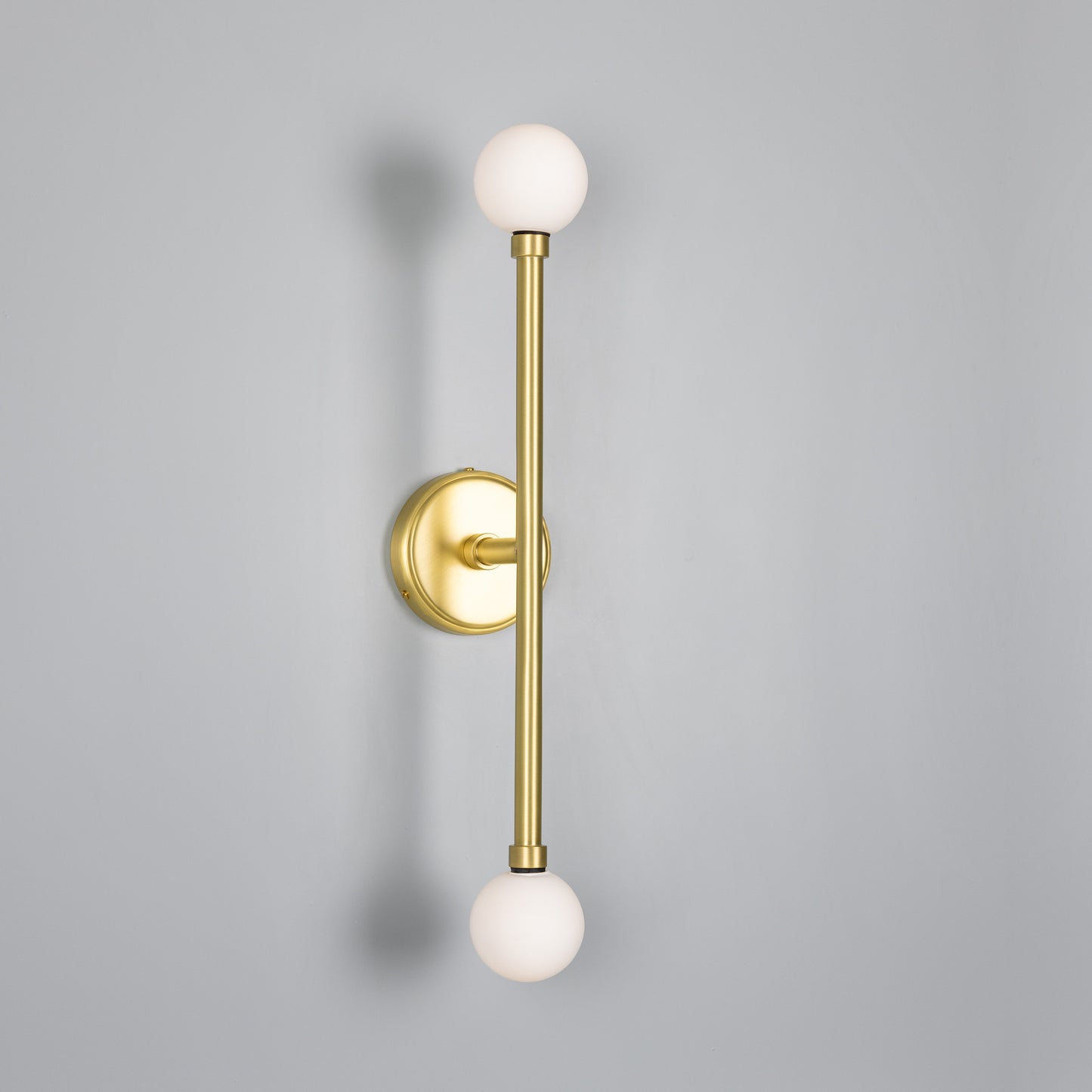 Monto Double Globe Slim Bathroom Wall Light 61cm IP44