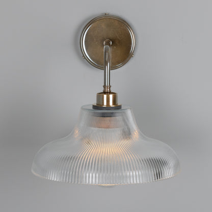 Mono Vintage Railway Glass Bathroom Wall Light 30cm IP65