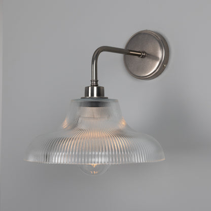 Mono Vintage Railway Glass Bathroom Wall Light 30cm IP65