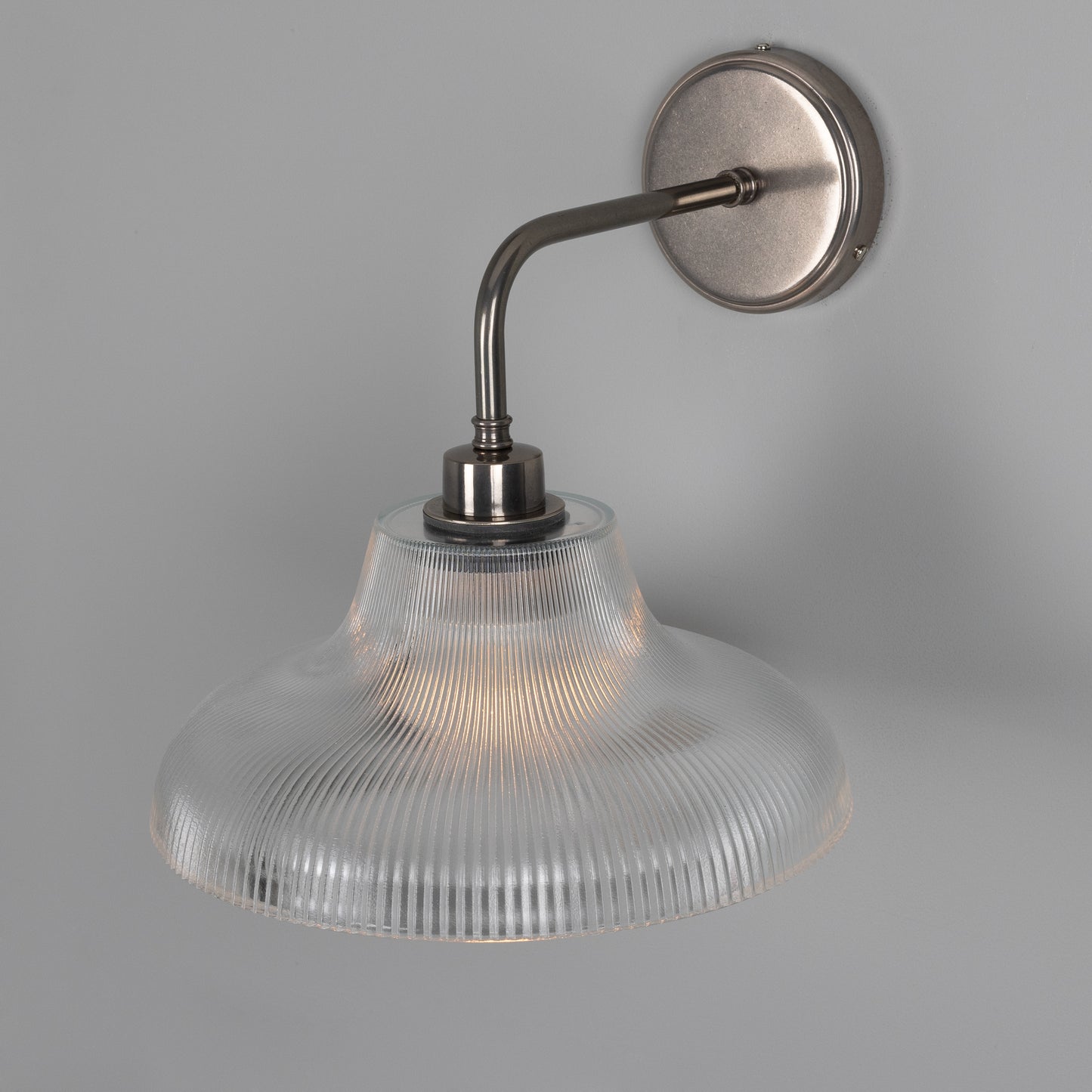 Mono Vintage Railway Glass Bathroom Wall Light 30cm IP65