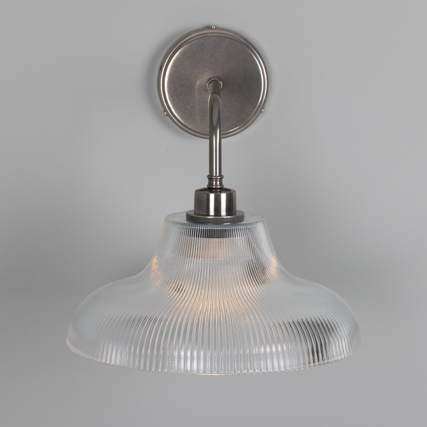 Mono Vintage Railway Glass Bathroom Wall Light 30cm IP65