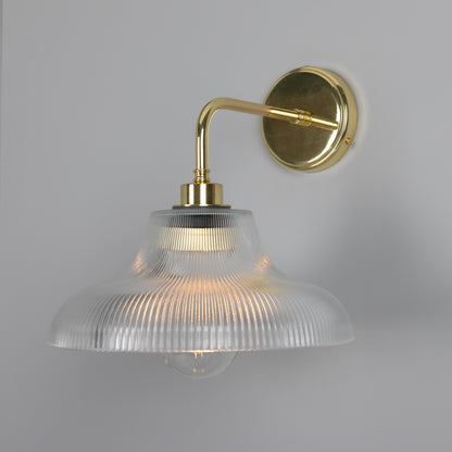 Mono Vintage Railway Glass Bathroom Wall Light 30cm IP65