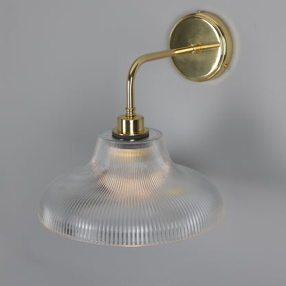 Mono Vintage Railway Glass Bathroom Wall Light 30cm IP65