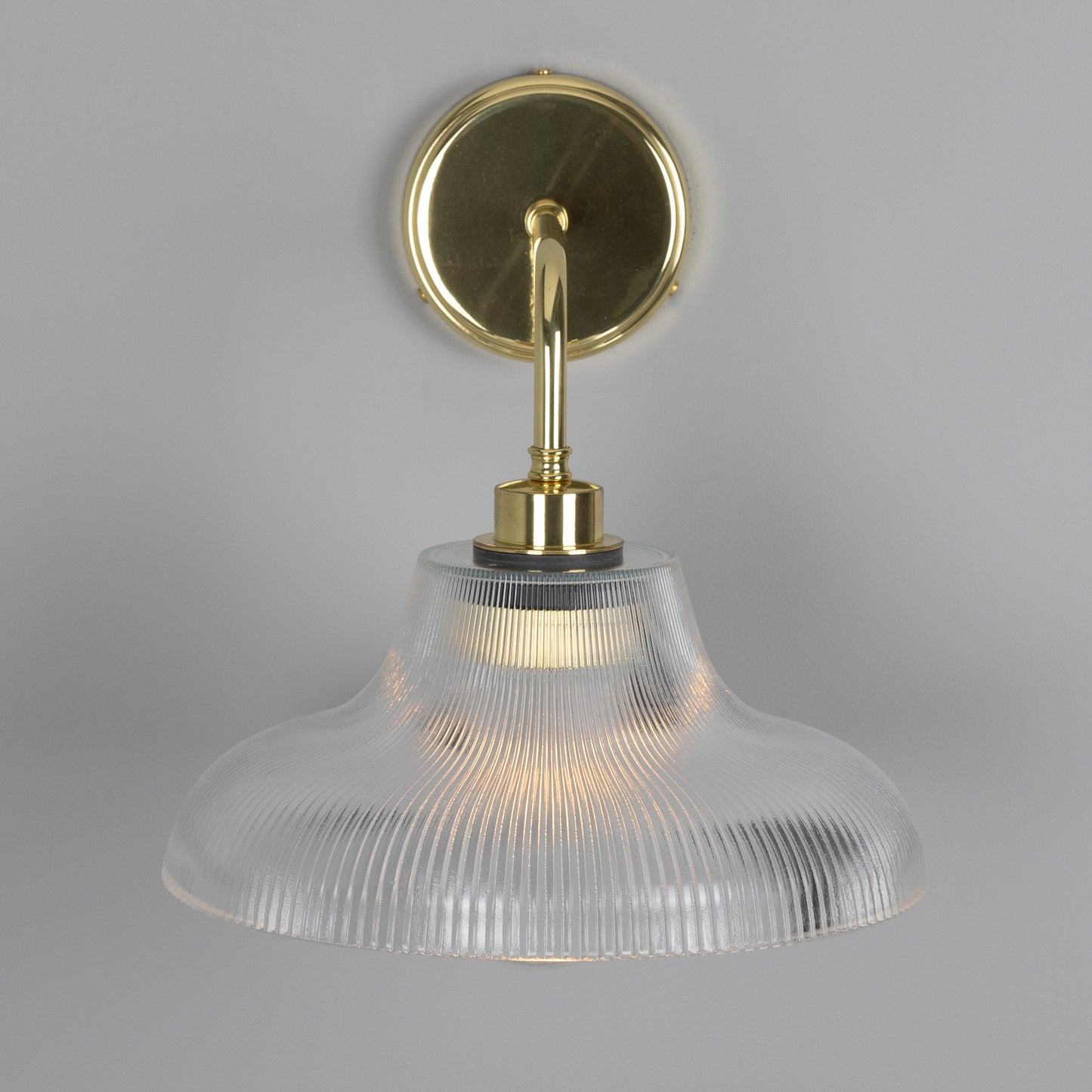 Mono Vintage Railway Glass Bathroom Wall Light 30cm IP65