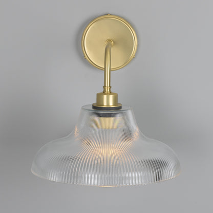 Mono Vintage Railway Glass Bathroom Wall Light 30cm IP65