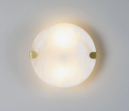 Dundee Circular Alabaster Wall Light