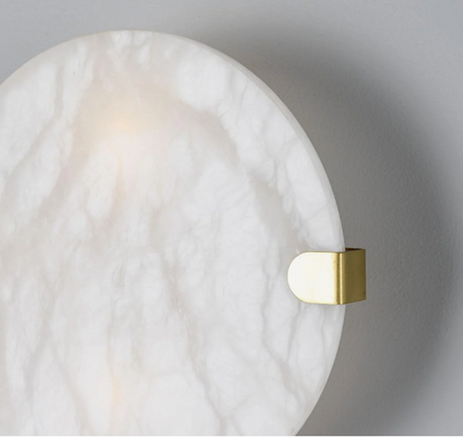 Dundee Circular Alabaster Wall Light