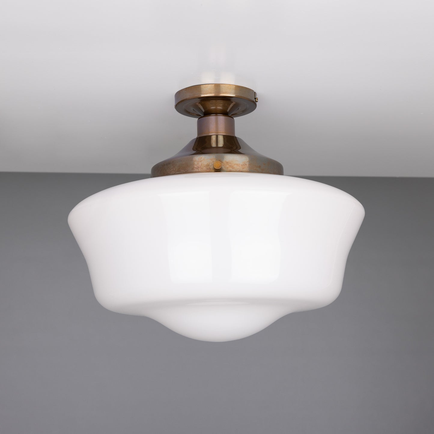 Schoolhouse Traditional Flush Ceiling Light 35cm