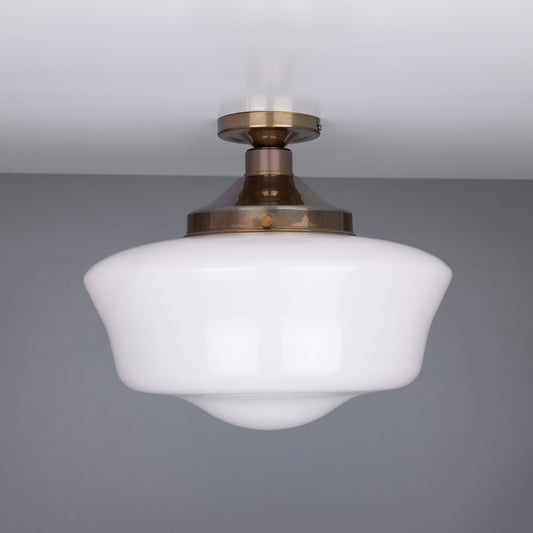 Schoolhouse Traditional Flush Ceiling Light 35cm