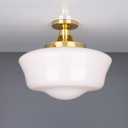 Schoolhouse Traditional Flush Ceiling Light 35cm