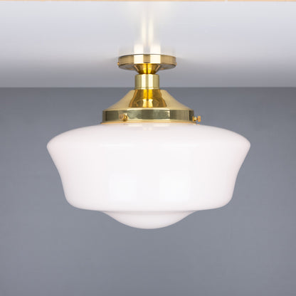 Schoolhouse Traditional Flush Ceiling Light 35cm