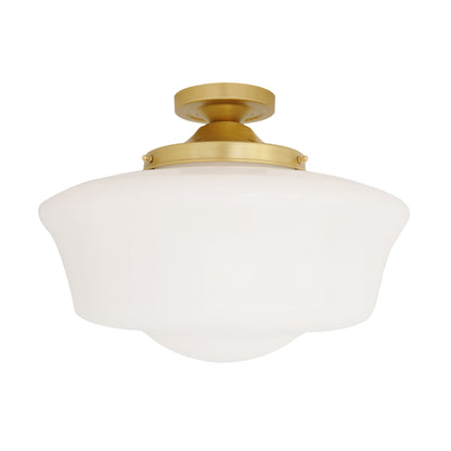 Schoolhouse Traditional Flush Ceiling Light 35cm