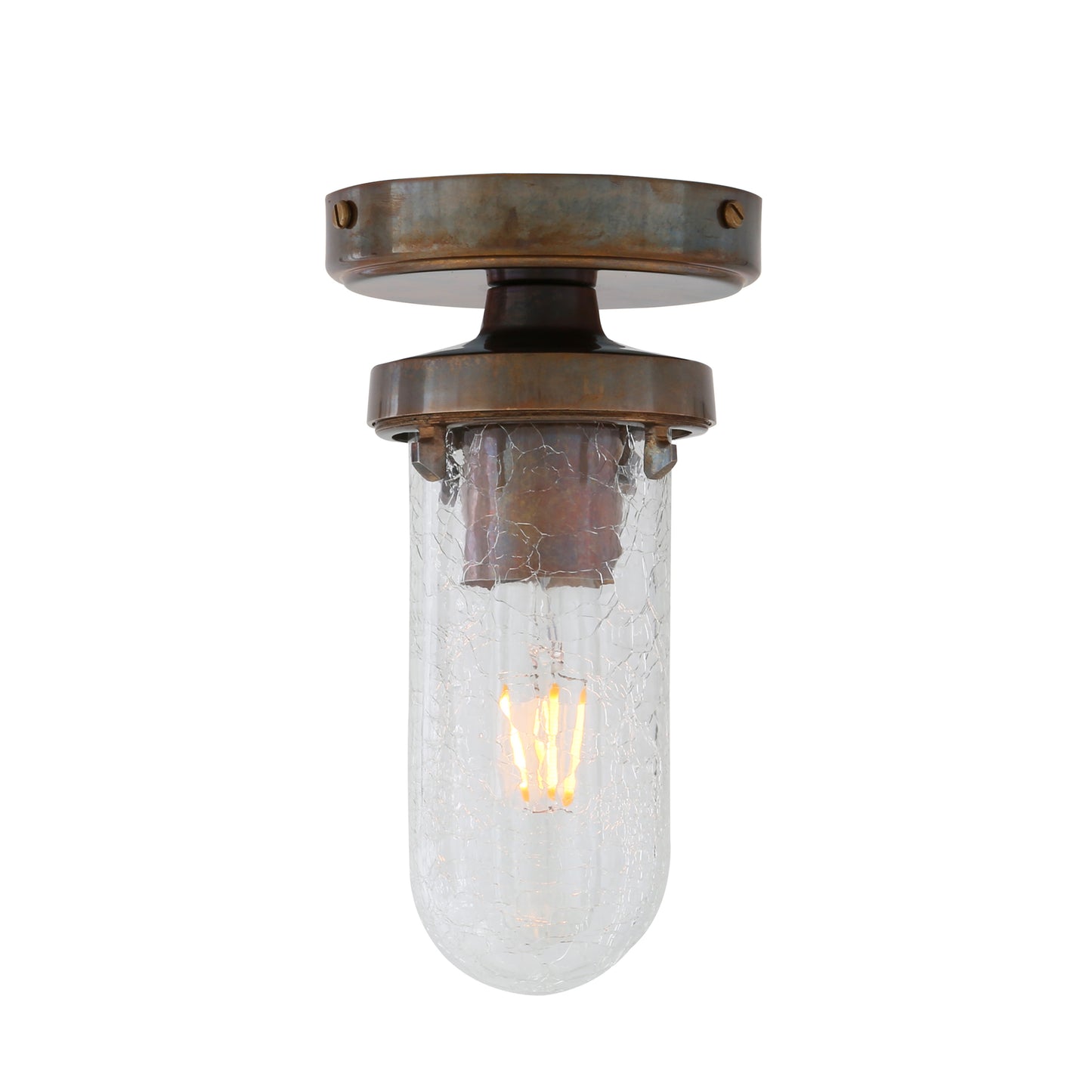 Oregon B Well Glass Flush Ceiling Light IP65