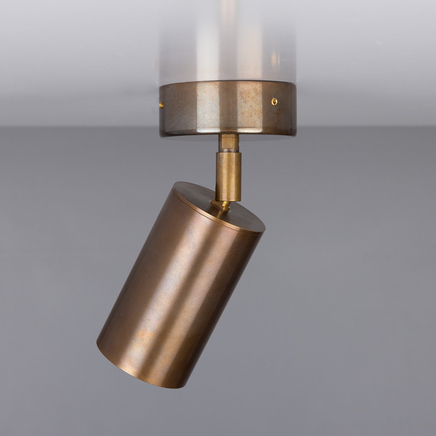 Evanston Directional Brass Ceiling Spot Light