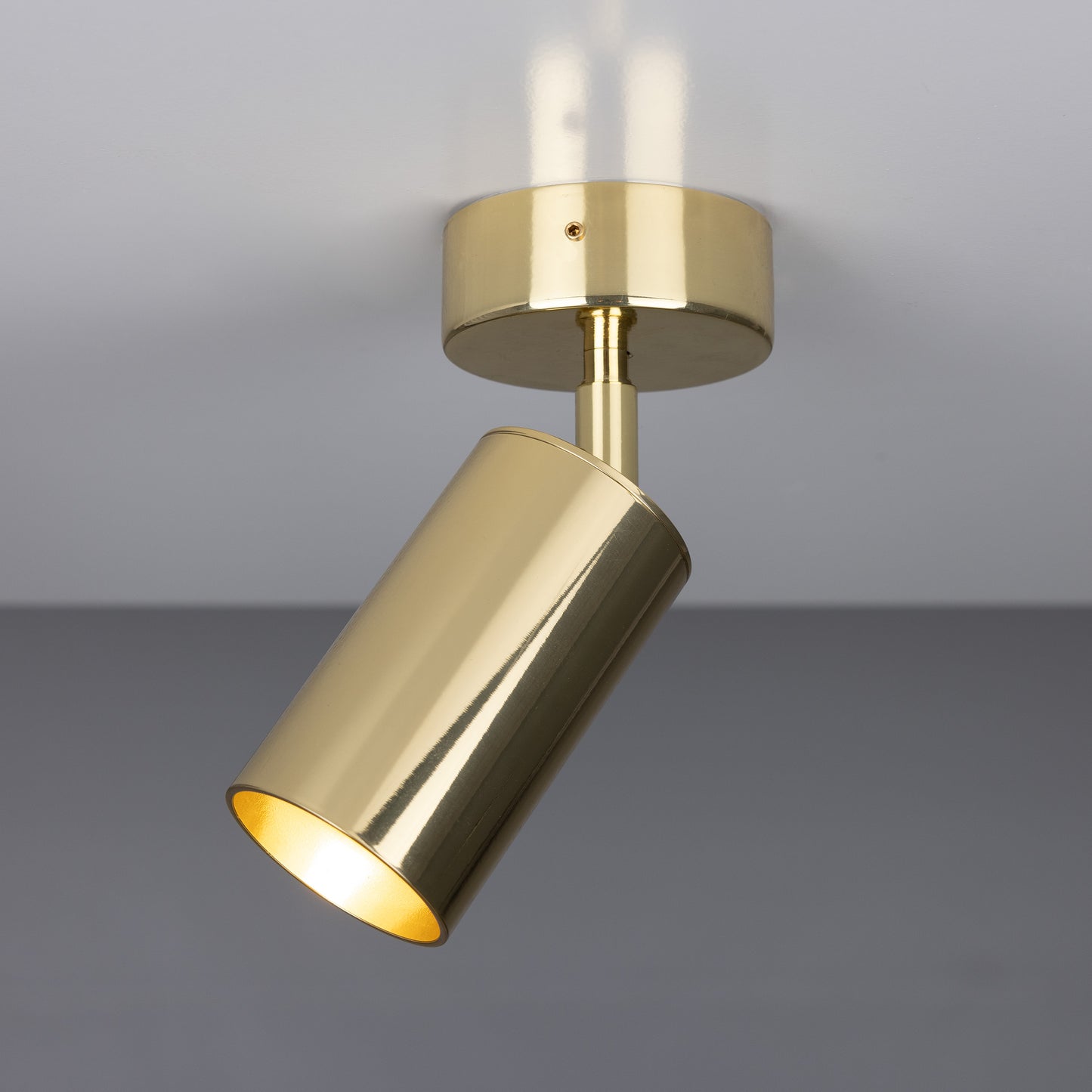 Evanston Directional Brass Ceiling Spot Light