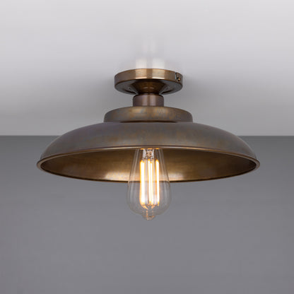 Telal Industrial Factory Flush Ceiling Light 32cm