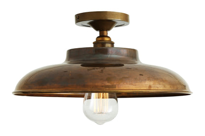 Telal Industrial Factory Flush Ceiling Light 32cm