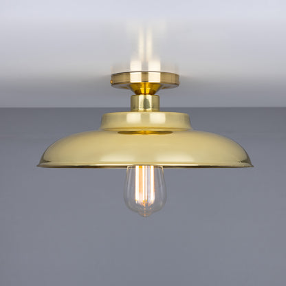 Telal Industrial Factory Flush Ceiling Light 32cm