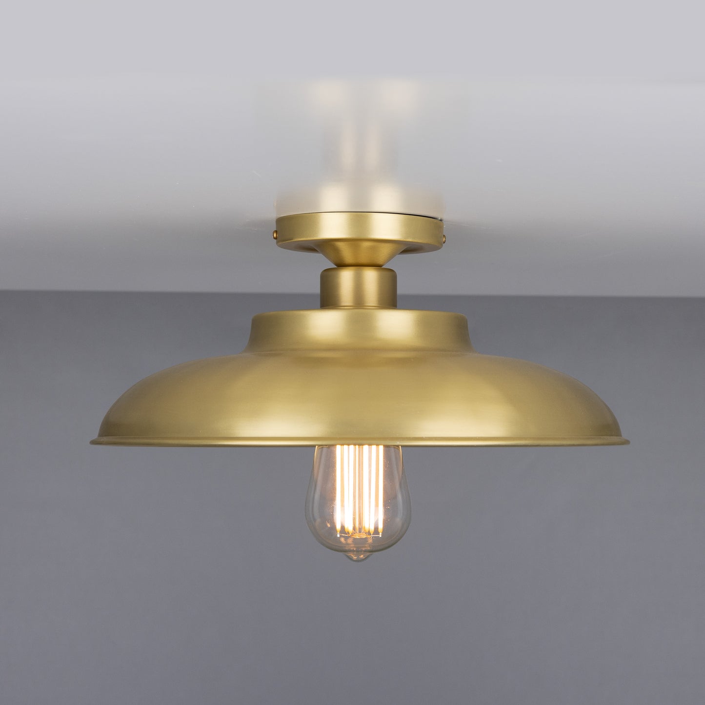 Telal Industrial Factory Flush Ceiling Light 32cm