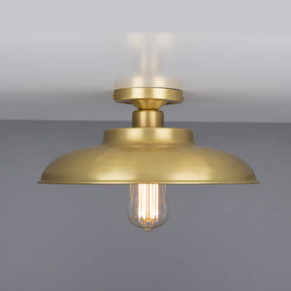 Telal Industrial Factory Flush Ceiling Light 32cm