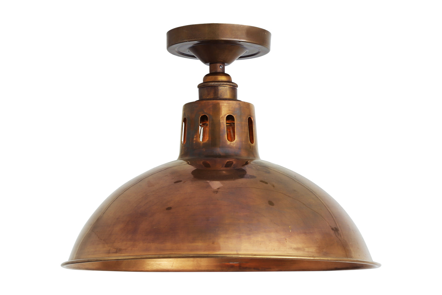 Paris Industrial Flush Ceiling Light 30cm