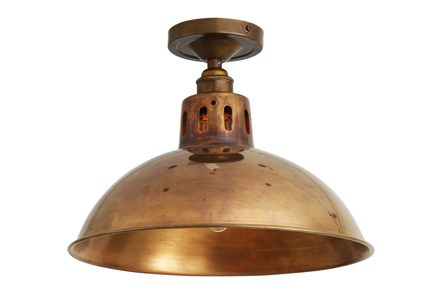 Paris Industrial Flush Ceiling Light 30cm