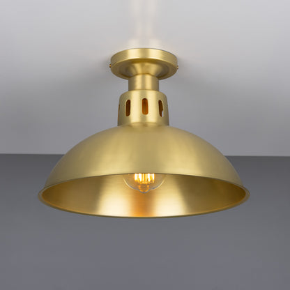 Paris Industrial Flush Ceiling Light 30cm