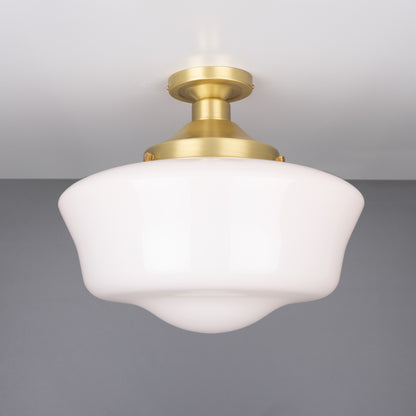 Schoolhouse Traditional Flush Ceiling Light 35cm