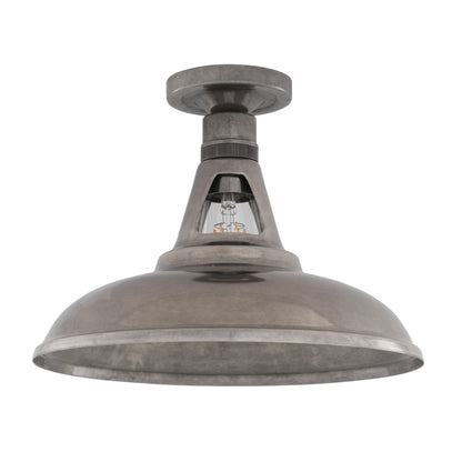Geneva Industrial Flush Ceiling Light 30cm