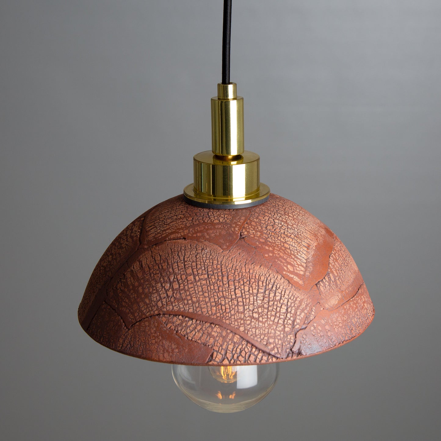 Kingii Ceramic Dome Bathroom Pendant Light 20cm IP44