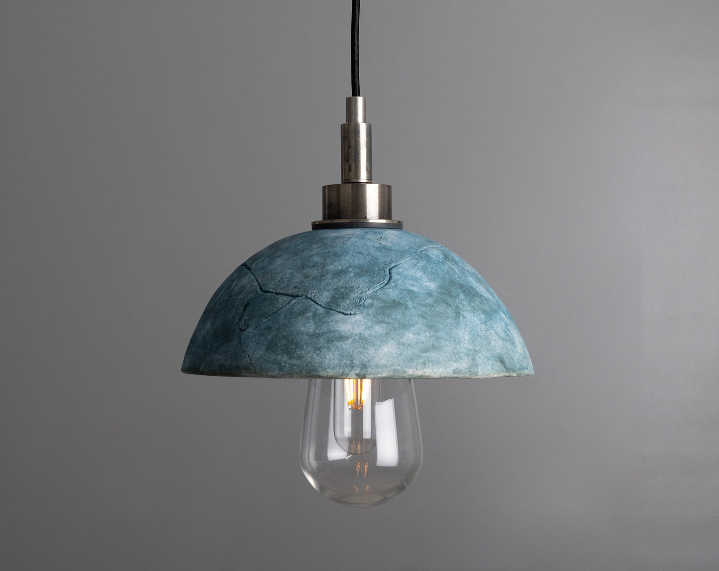 Kingii Ceramic Dome Bathroom Pendant Light 20cm IP44