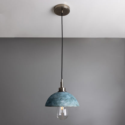 Kingii Ceramic Dome Bathroom Pendant Light 20cm IP44