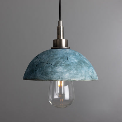 Kingii Ceramic Dome Bathroom Pendant Light 20cm IP44