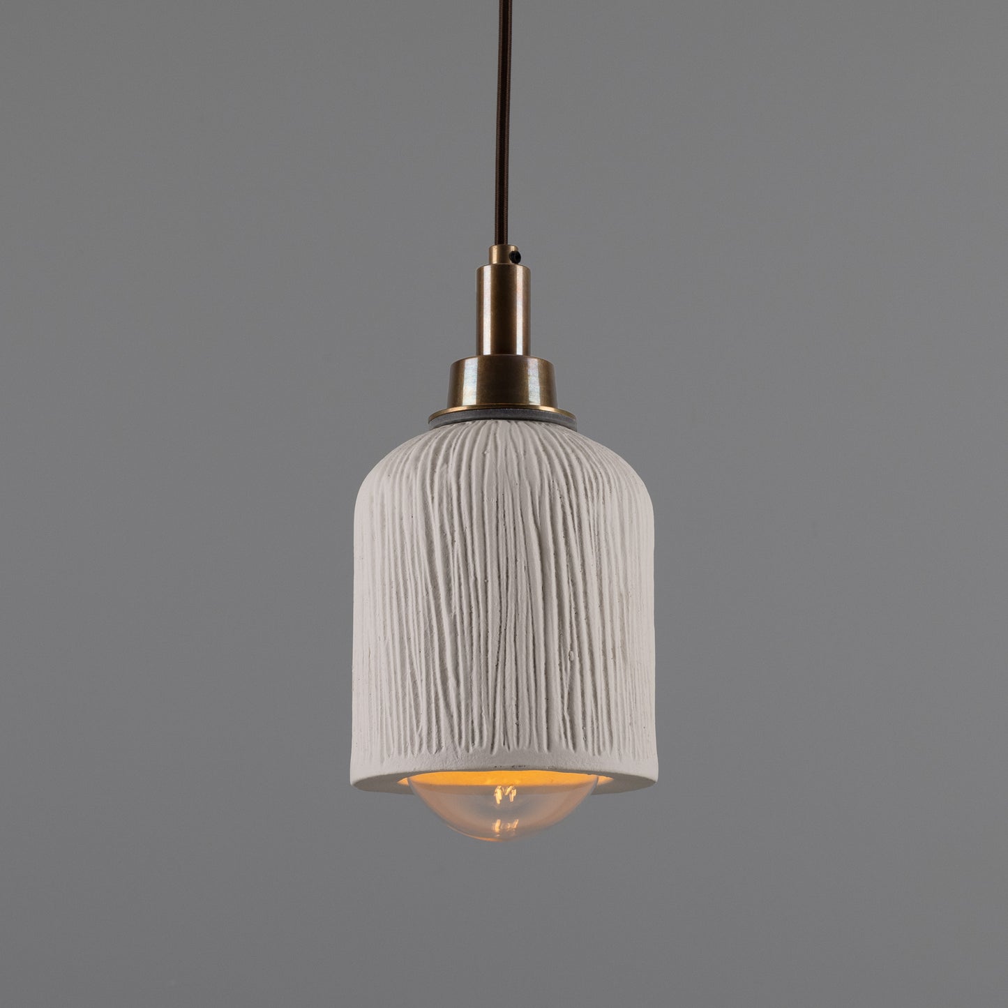 Osier Organic Ceramic Bathroom Pendant Light 11.5cm IP44