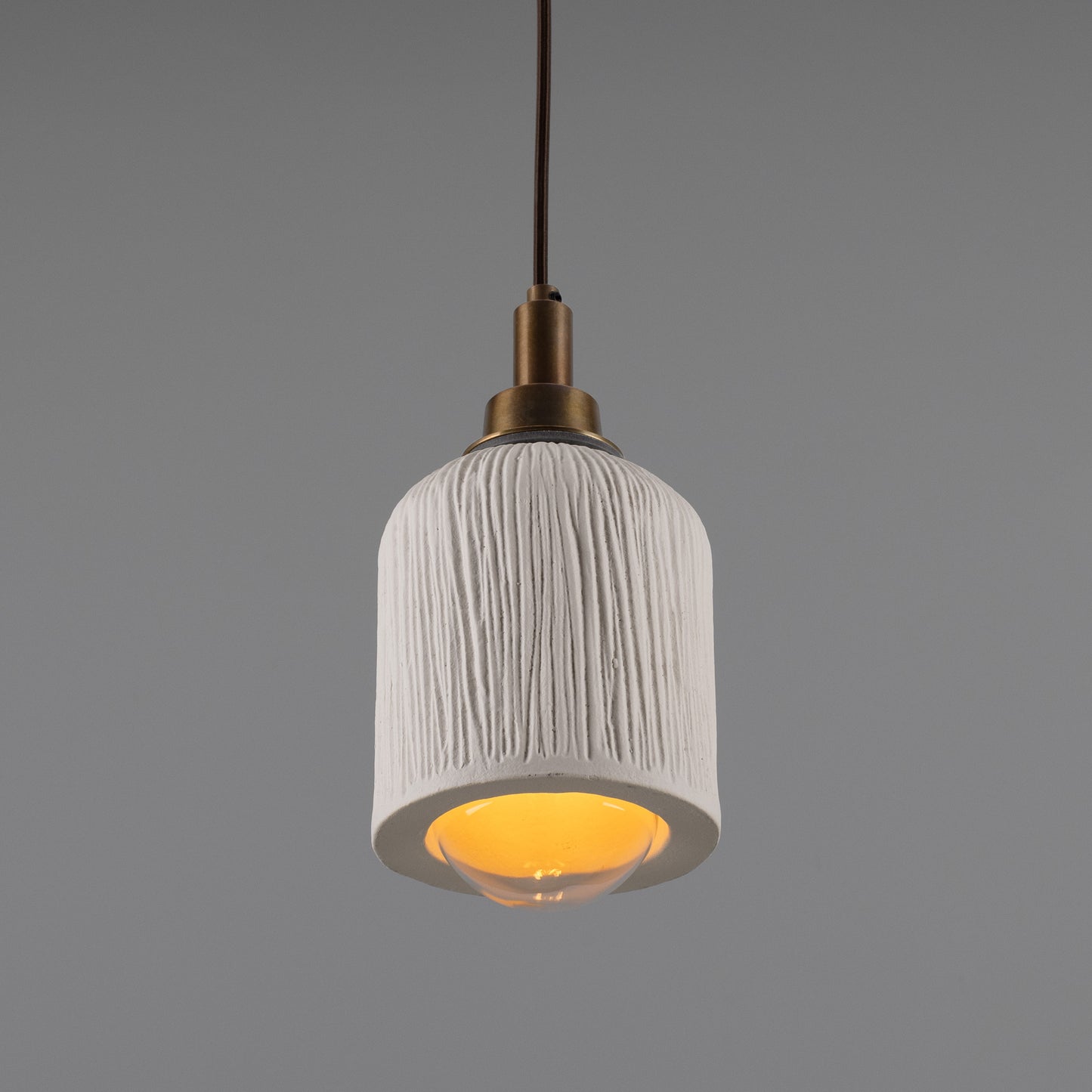 Osier Organic Ceramic Bathroom Pendant Light 11.5cm IP44