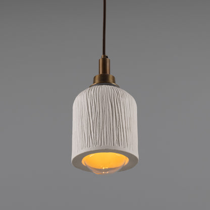 Osier Organic Ceramic Bathroom Pendant Light 11.5cm IP44